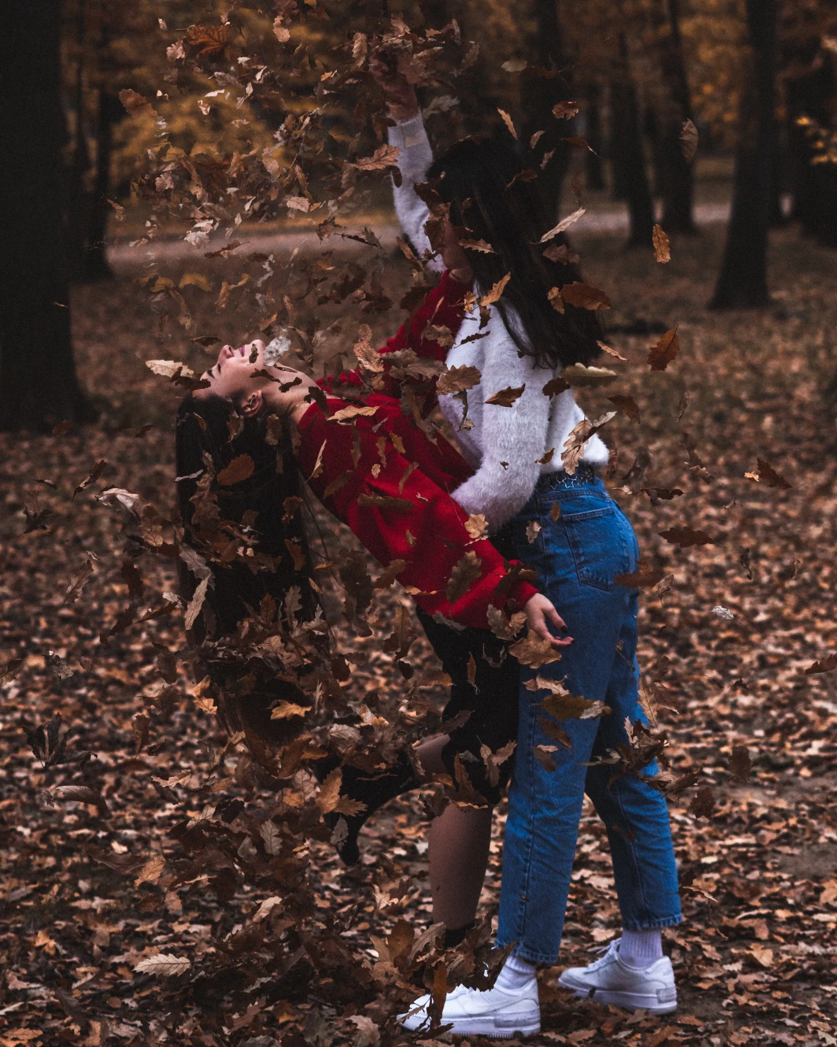 Double portrait autumn