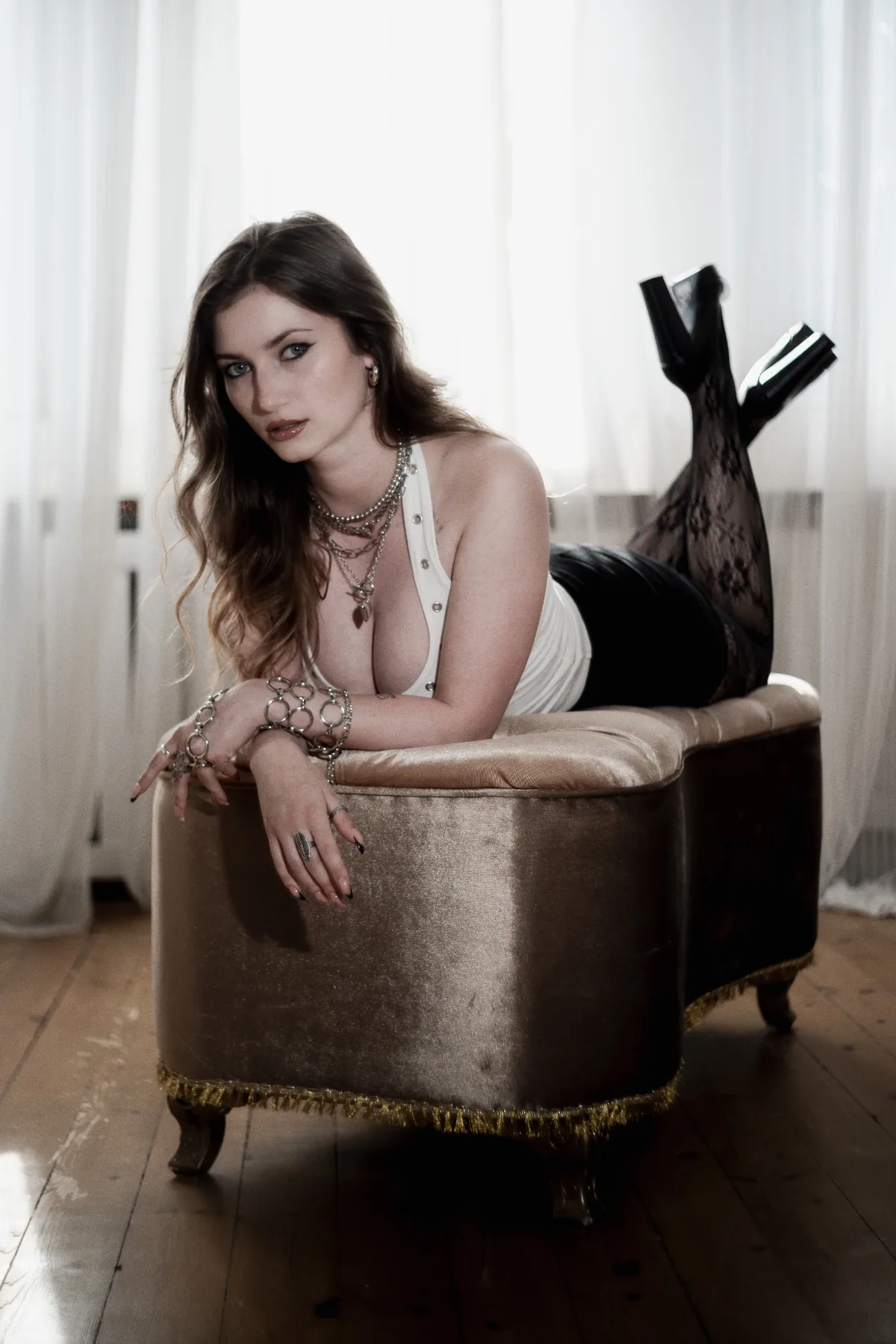 Soft editorial portrait